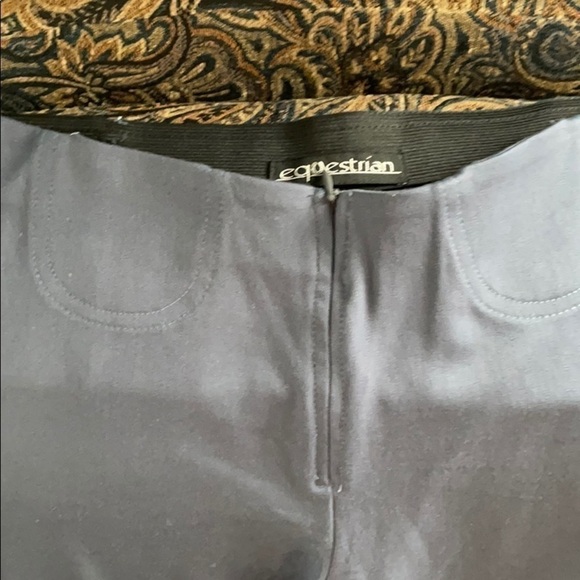 Equestrian Brand  High Waist Slate Blue Pants Fir A Tall Person - Picture 1 of 6
